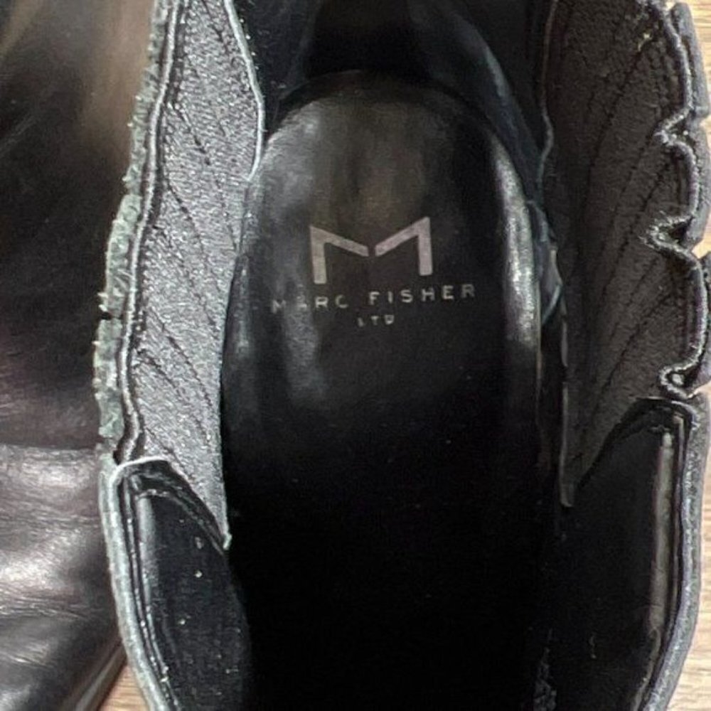 Marc Fisher Alva Pointed Toe Boot Black Size 8 - image 7